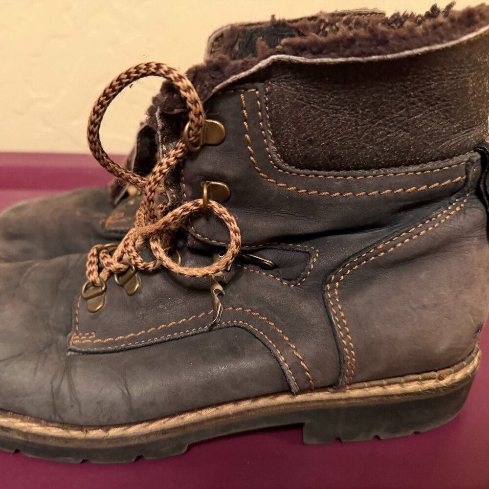 Kilvana Italian Shearling Lined Leather Boots